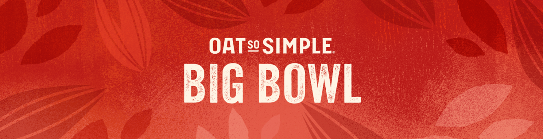 Oat so Simple Big Bowl