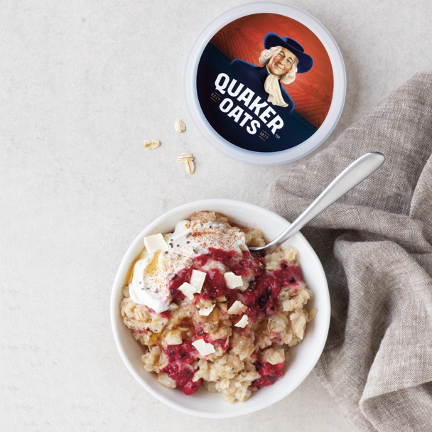 Chia-Berry Swirl Porridge