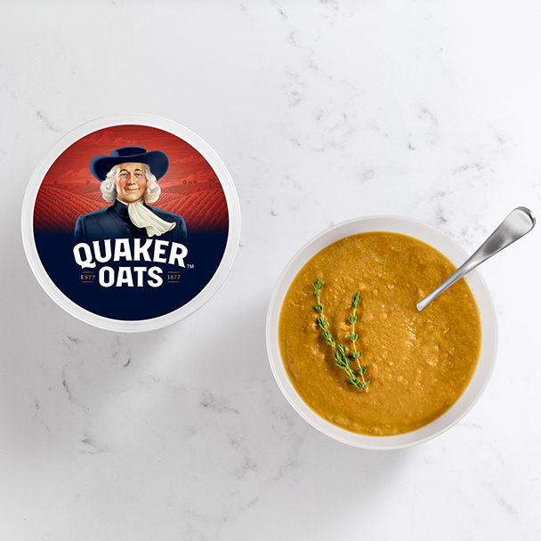 Roasted Cauliflower & Oat Soup with Turmeric