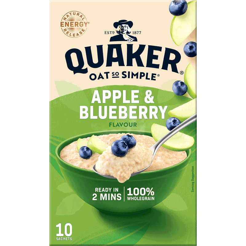 Quaker Oat So Simple Apple & Blueberry