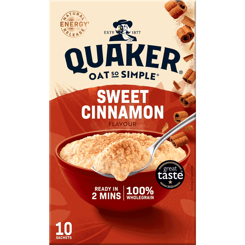 Quaker Oat So Simple Sweet Cinnamon